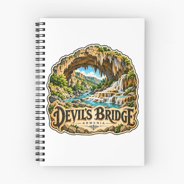 Item preview, Devil's Bridge Armenia Travel Landmark Destination Souvenir designed and sold by NightGlyph.