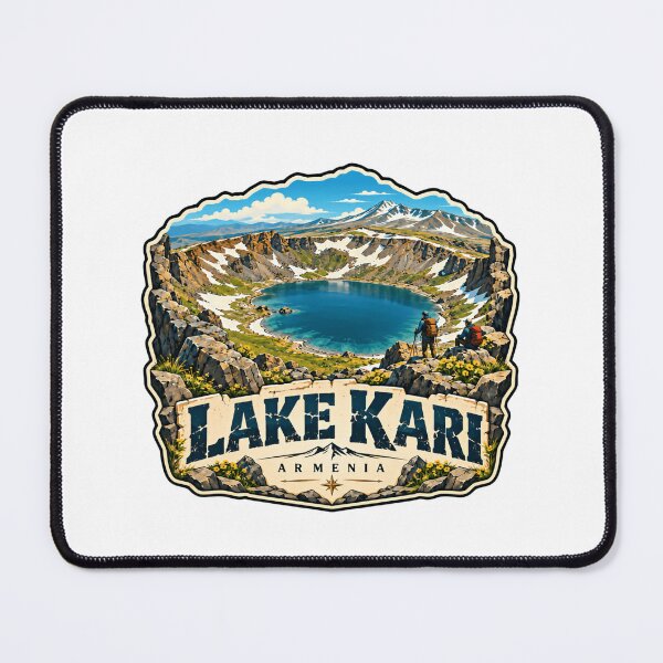 Item preview, Lake Kari Armenia Hiking Traveler Outdoor Adventure designed and sold by NeedForParks.