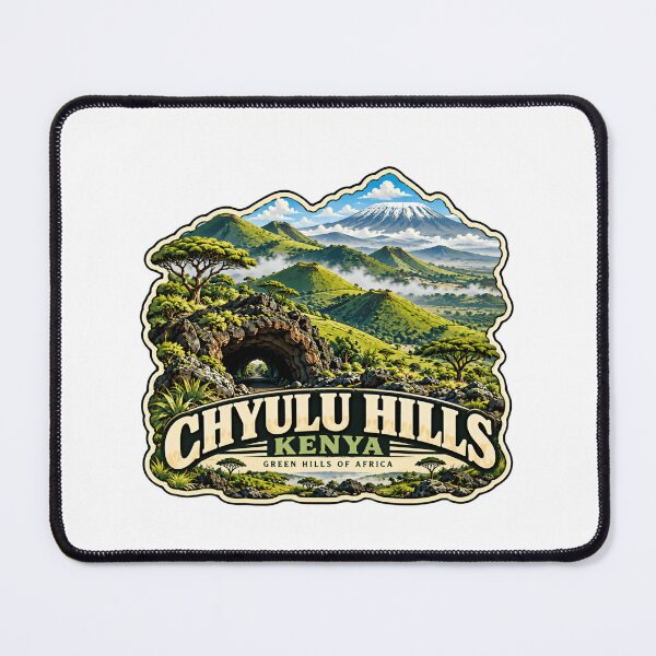 Item preview, Chyulu Hills Kenya Green Hills Of Africa African Travel Souvenir Explorer Vacation designed and sold by NeedForParks.