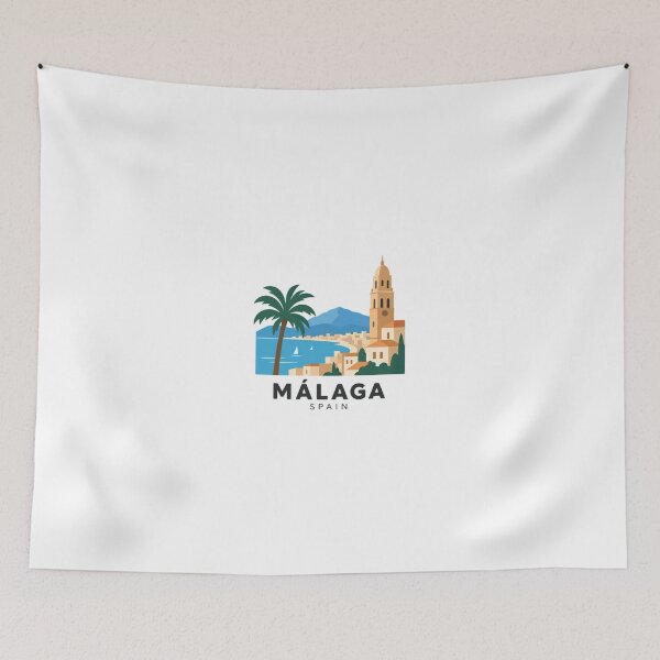 Item preview, Málaga Spain City Travel Tourist Souvenir designed and sold by Simsimah26Parks.