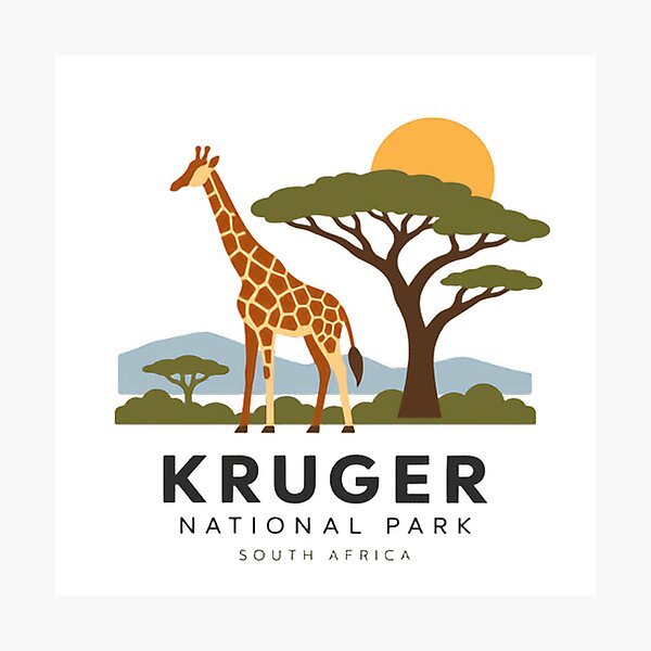 Item preview, Kruger National Park South Africa Giraffe Safari Wildlife Travel designed and sold by Simsimah26Parks.