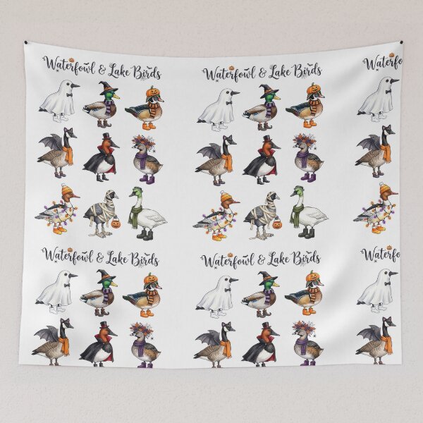 Item preview, Waterfowl Lake Halloween designed and sold by Tiffany Roy.