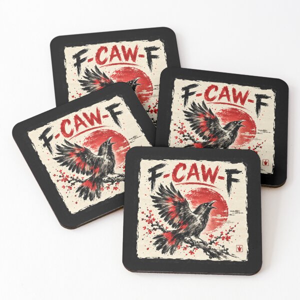 Item preview, F-Caw-F Crow Raven Bird Lover Nature Wildlife designed and sold by RetroMini2026.