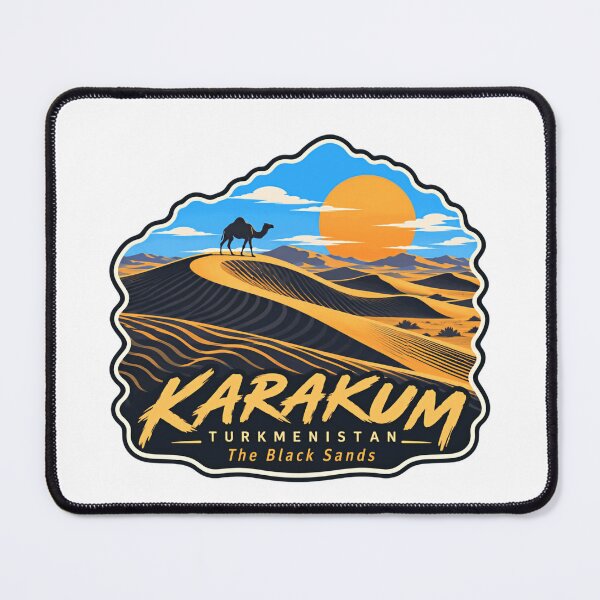 Item preview, Karakum Turkmenistan The Black Sands Central Asia Desert Travel designed and sold by NightGlyph.