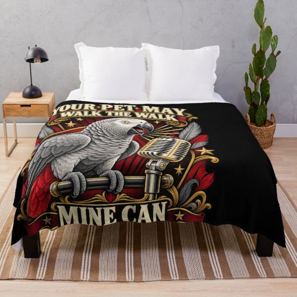 Item preview, My African Grey Can Talk the Talk designed and sold by Knightzoro Studio.