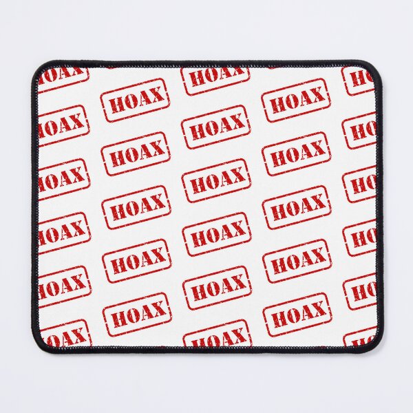 Item preview, Hoax Red Rubber Stamp Graphic designed and sold by THP Creative.