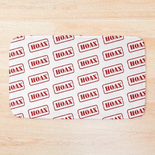 Item preview, Hoax Red Rubber Stamp Graphic designed and sold by THP Creative.