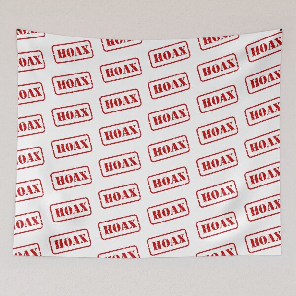 Item preview, Hoax Red Rubber Stamp Graphic designed and sold by THP Creative.