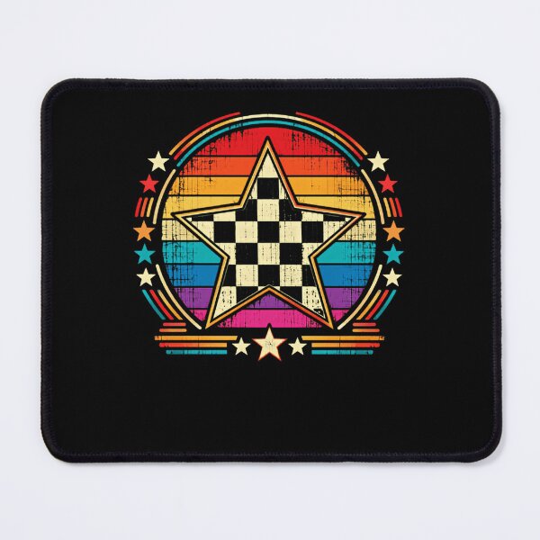 Item preview, Retro Racing Chequered Flag Star Motorsport Driver designed and sold by HumansStuck12.