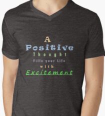Best thoughts-Positive Massage Men's V-Neck T-Shirt