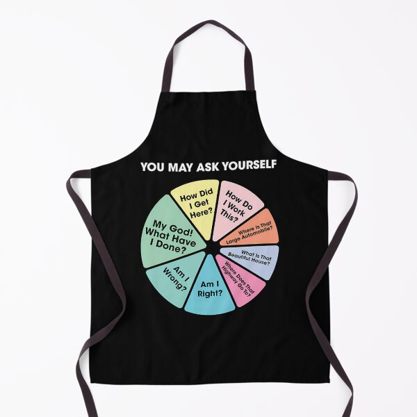 Item preview, 80'S Music Retro Lyrics - You May Ask Yourself Pie Chart designed and sold by jarpeloughpa.