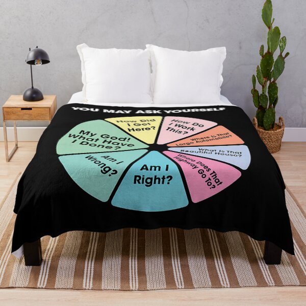 Item preview, 80'S Music Retro Lyrics - You May Ask Yourself Pie Chart designed and sold by jarpeloughpa.