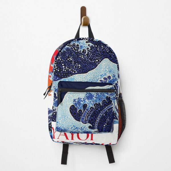 Item preview, Inspired by Yayoi Kusama Great Wave Poster, Tokyo Ocean Art Print, Polka Dot Wave Wall Decor designed and sold by scrambledpeg.
