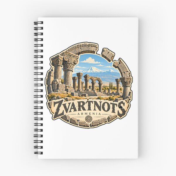 Item preview, Zvartnots Armenia Travel History Ruins Armenian Culture Mount Ararat designed and sold by NightGlyph.