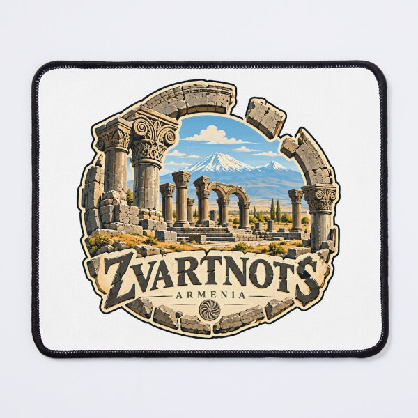 Item preview, Zvartnots Armenia Travel History Ruins Armenian Culture Mount Ararat designed and sold by NightGlyph.