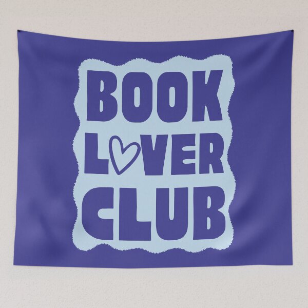 Item preview, book lover club designed and sold by Neadoodles.