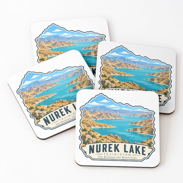 Item preview, Nurek Lake Tajikistan Sea Between The Mountains Travel Souvenir designed and sold by NeedForParks.