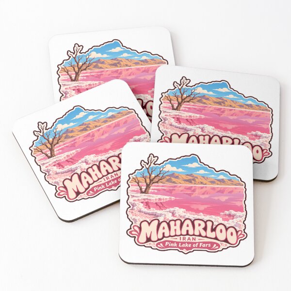 Item preview, Maharloo Iran Pink Lake Of Fars Travel Souvenir Landmark designed and sold by NeedForParks.