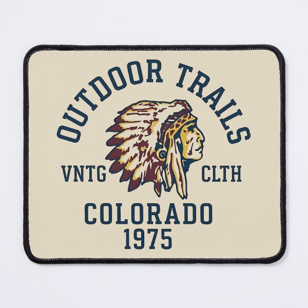 Item preview, Colorado Outdoor Trails 1975 Vintage Native Chief Graphic designed and sold by EdGraphy.