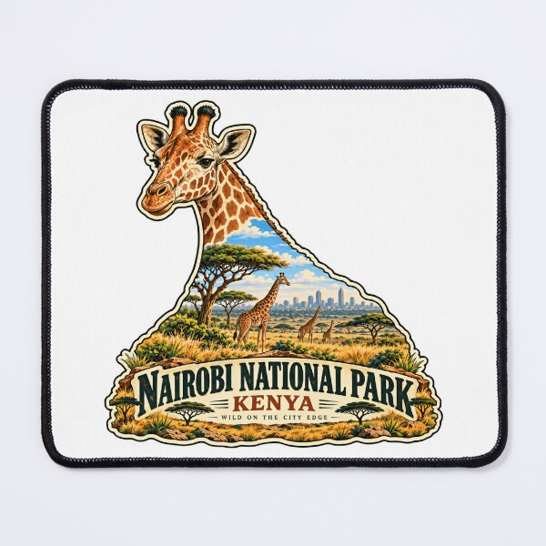 Item preview, Nairobi National Park Kenya Wild On The City Edge African Safari Wildlife Traveler designed and sold by NightGlyph.