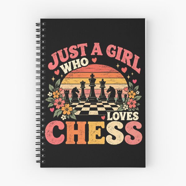 Item preview, Just A Girl Who Loves Chess Female Player Strategy Game designed and sold by SkeletonsDanger.