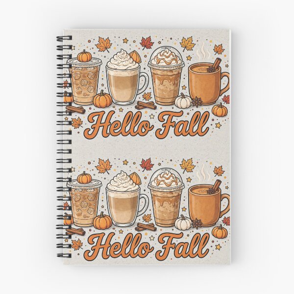 Item preview, Hello Fall Cozy Pumpkin Spice Drinks Art designed and sold by Mindful56.