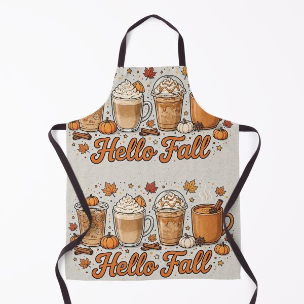 Item preview, Hello Fall Cozy Pumpkin Spice Drinks Art designed and sold by Mindful56.