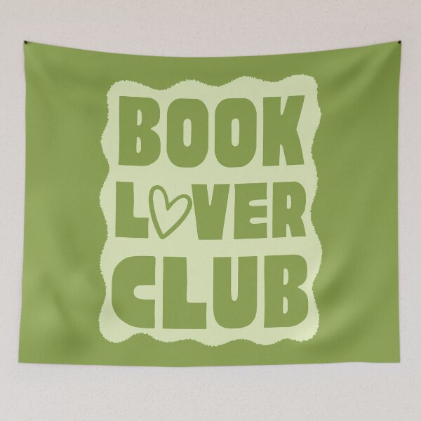 Item preview, book lover club designed and sold by Neadoodles.