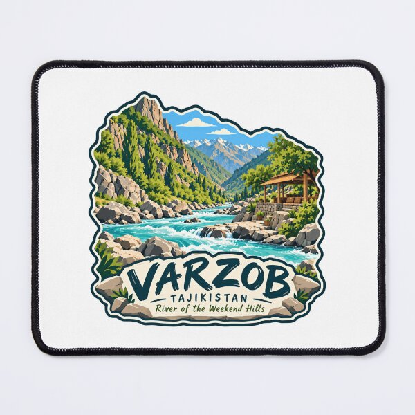 Item preview, Varzob Tajikistan Travel Hiker Explorer River Of The Weekend Hills Mountain Valley Wanderlust designed and sold by NeedForParks.