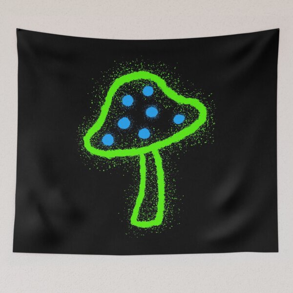 Artikelvorschau, Graffiti Psychedelic Mushroom entworfen und verkauft von Super Neon Pixels .