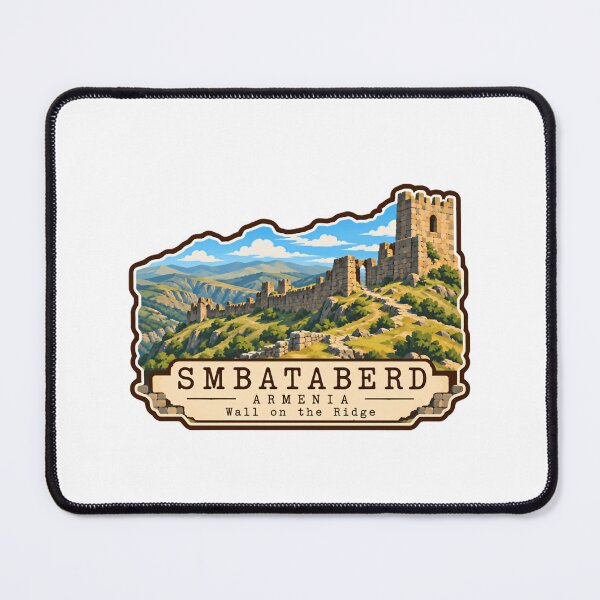 Item preview, Smbataberd Armenia Wall On The Ridge Ancient Fortress Travel Souvenir designed and sold by NeedForParks.