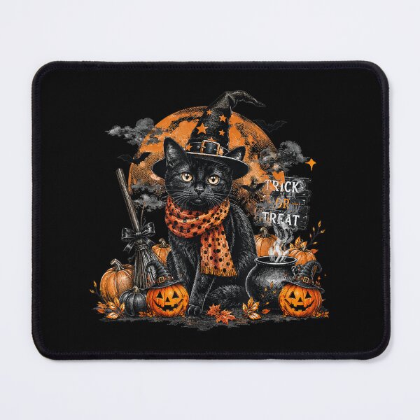 Item preview, Black Cat Halloween Scary Spooky Halloween Costume Cat Witch designed and sold by Juansustait.
