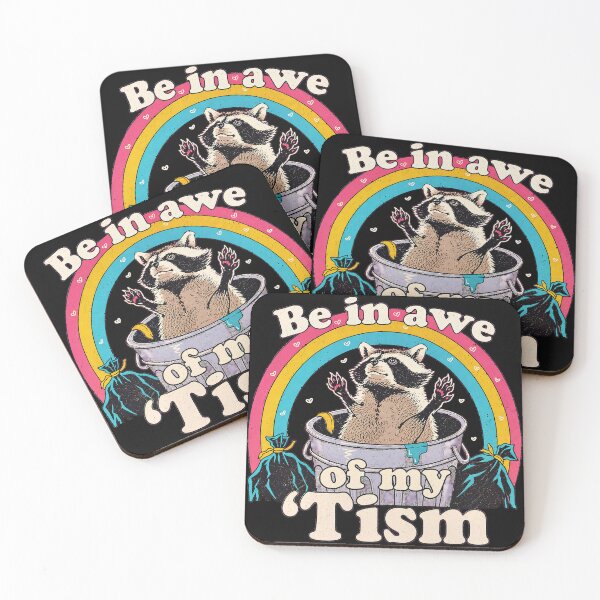 Item preview, Funny Raccoon 'Tism Neurodivergent Pride, Autism Awareness designed and sold by Eddiepublic.