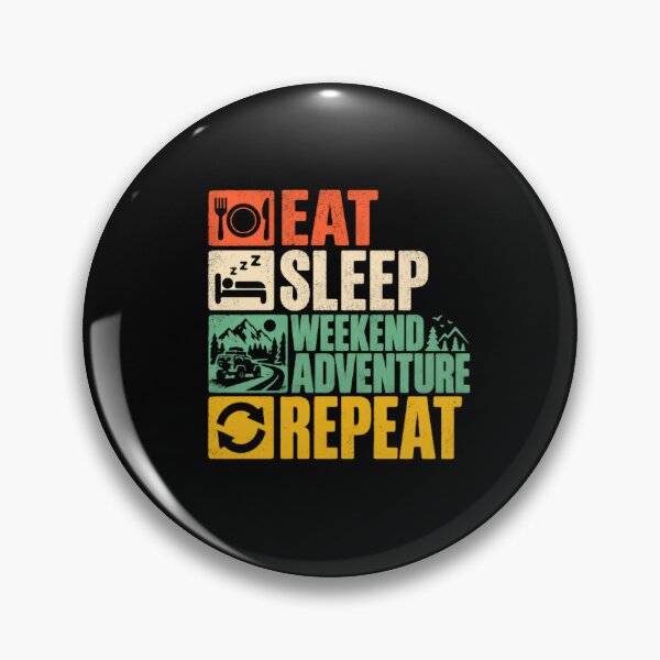Item preview, Eat Sleep Weekend Adventure Repeat Off Road Enthusiast designed and sold by RetroMini2026.