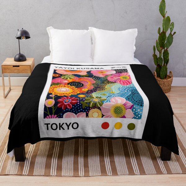 Item preview, Inspired by Yayoi Kusama Colorful Flowers Poster, Tokyo Art Print, Polka Dot Floral Wall Decor designed and sold by DebraGiftShop.
