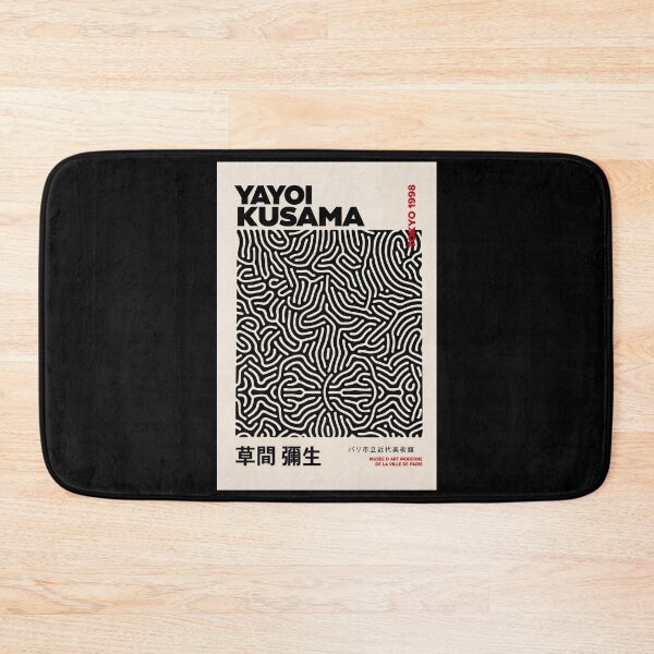 Item preview, Inspired by Yayoi Kusama Abstract Net Poster, Tokyo 1998 Art Print, Black White Pattern Wall Decor designed and sold by ArleenCostums.