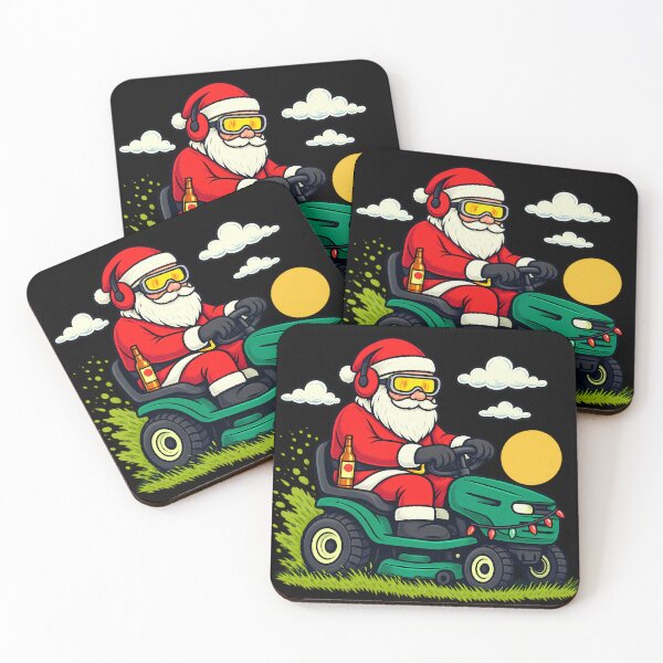 Item preview, Funny Santa Lawn Mower Christmas designed and sold by Eddiepublic.