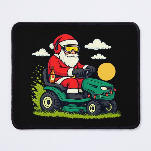 Item preview, Funny Santa Lawn Mower Christmas designed and sold by Eddiepublic.