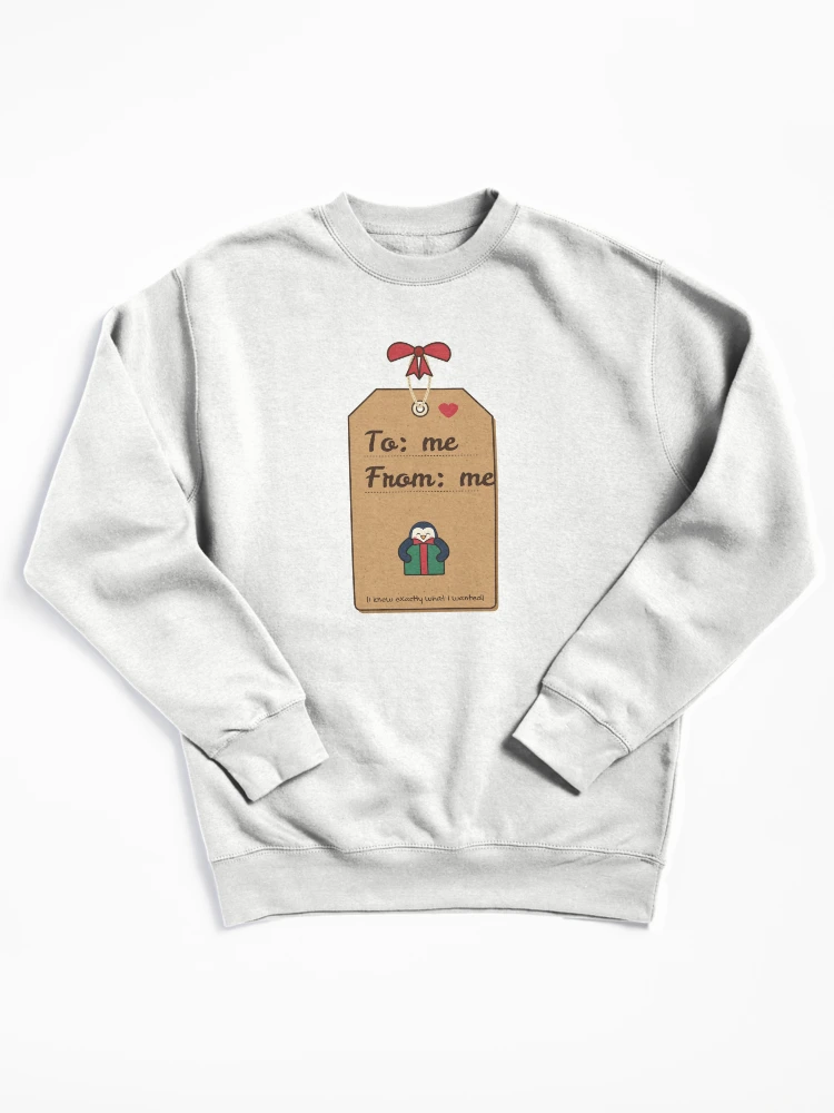 Thumbnail 1 von 6, Pullover, To Me From Me Funny Christmas Gift Tag Penguin designt und verkauft von somebasic.