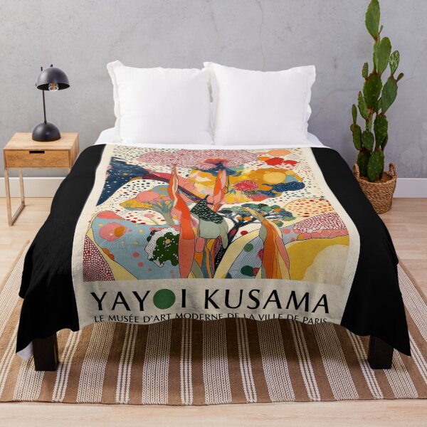 Item preview, Inspired by Yayoi Kusama Abstract Flowers Poster, Colorful Polka Dot Art Print, Japanese Modern Wall Decor designed and sold by MagicatcoArt.