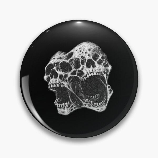 Item preview, Melting Screaming Skull Vintage Goth Horror Grunge designed and sold by yarnell-press.