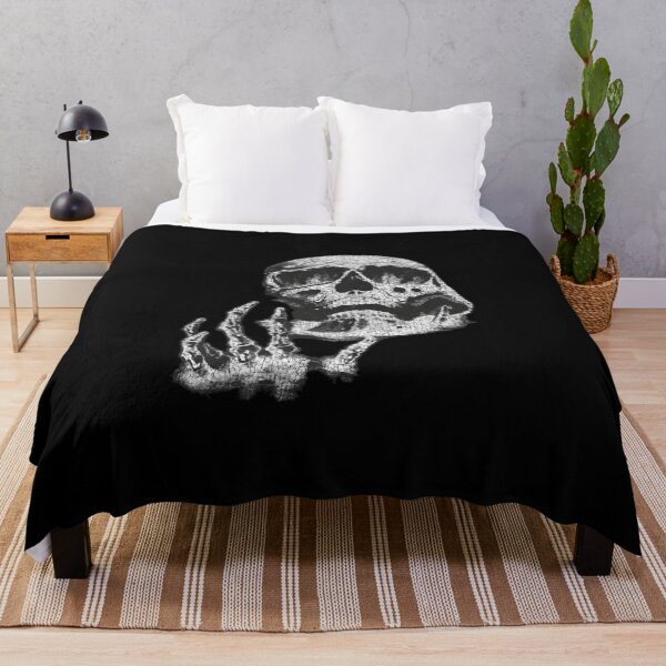 Item preview, Vintage Skeleton Skull Goth Horror Occult Punk designed and sold by yarnell-press.