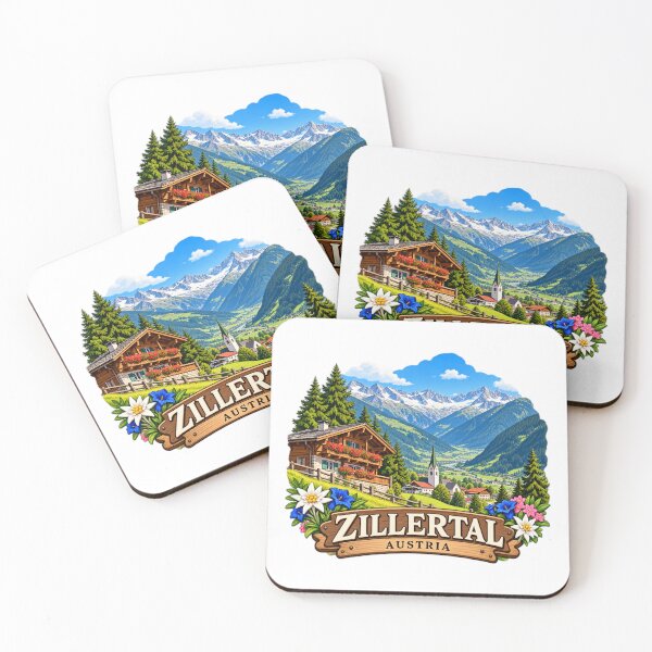 Item preview, Zillertal, Austria - Alps Mountain Village designed and sold by Myra365Art.