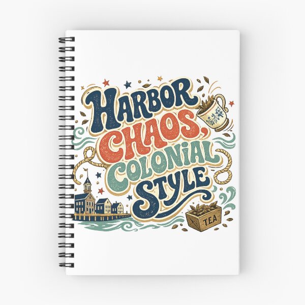 Item preview, Harbor Chaos Colonial Style Boston Tea Party Nautical History Humor Design designed and sold by inkoutninja.