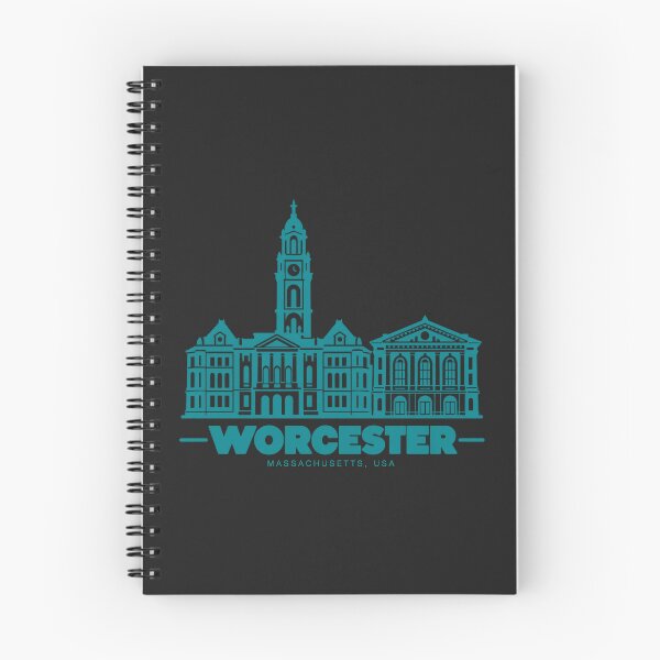 Item preview, Worcester Massachusetts USA Line Art Landmark Poster designed and sold by CMYKStudio.