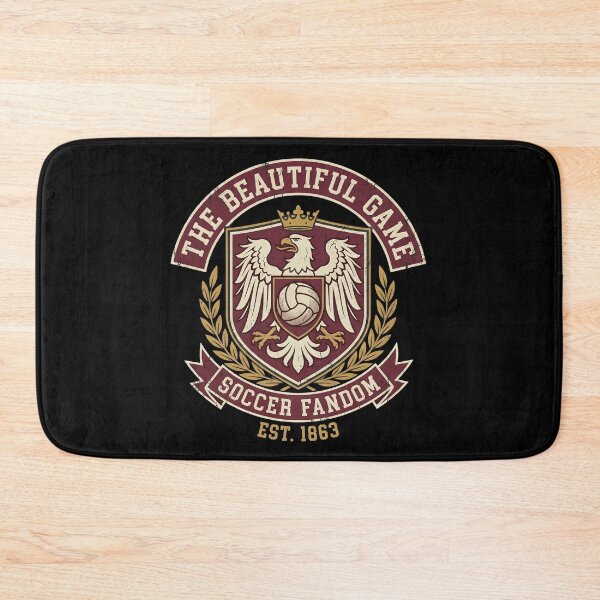 Item preview, The Beautiful Game — Soccer Fandom Heraldic Crest, Vintage Football Fan Art, Est. 1863 designed and sold by Luminari Creations.