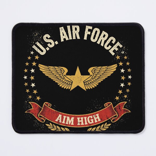 Item preview, US Air Force Aim High Wings Veteran T-Shirt designed and sold by ApplegateForce.