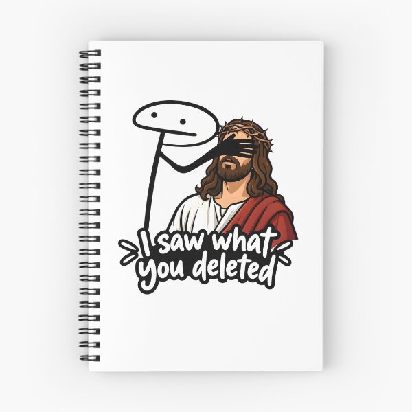 Item preview, I Saw What You Deleted Jesus Meme designed and sold by Aureliuszorp.