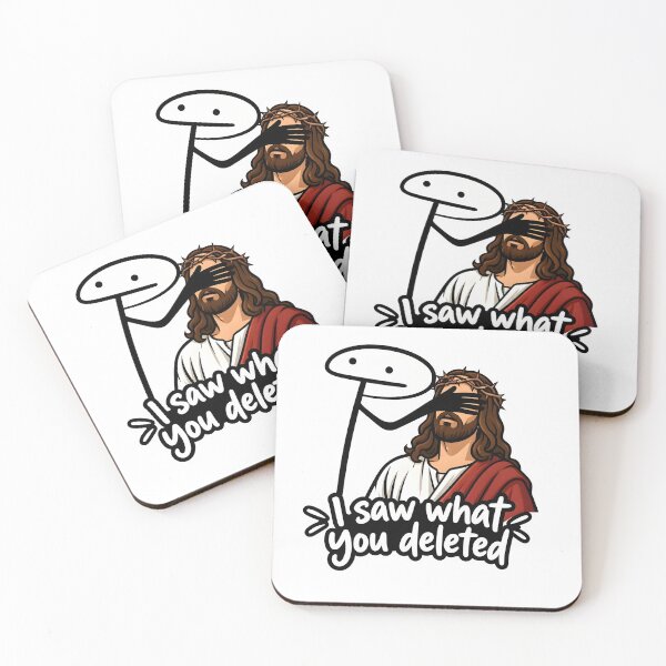 Item preview, I Saw What You Deleted Jesus Meme designed and sold by Aureliuszorp.
