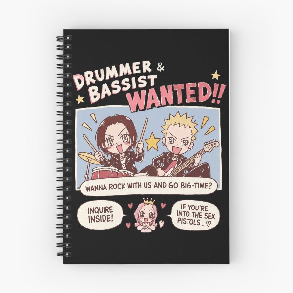Item preview, Nana Drummer Bassist Wanted designed and sold by RayneBarron.
